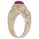 9ct Yellow Gold Ruby Signet Ring