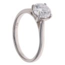 9ct White Gold 1.00ct Brilliant Cut Lab Grown Diamond Solitaire Ring