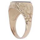 9ct Yellow Gold Hematite Centurion Signet Ring