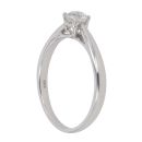 9ct White Gold 0.33ct Brilliant Cut Diamond Solitaire Ring