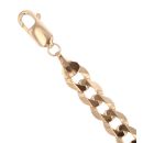 9ct Yellow Gold Curb Bracelet 8"