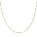 9ct Yellow Gold Button Chain 20"