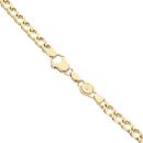 18ct Yellow Gold Double Curb Chain 20"