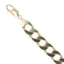 9ct Yellow Gold Curb Bracelet 8"