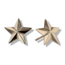 9ct Yellow Gold Star Stud Earrings
