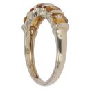 9ct Yellow Gold Citrine Five Stone Ring