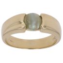 18ct Yellow Gold Cat's Eye Solitaire Ring