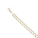 9ct Yellow Gold Curb Bracelet 8"