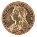 1895 Victoria Old Head  Australia Full Sovereign Coin