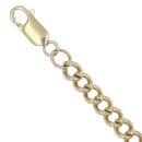 9ct Yellow Gold Curb Bracelet 7.5"