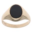 9ct Yellow Gold Onyx Signet Ring
