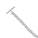 Silver T-Bar Belcher Bracelet 7.5"