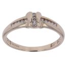 9ct Yellow Gold 0.15ct Brilliant Cut Diamond Fancy Ring