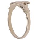 9ct Yellow Gold Plain Claddagh Ring