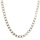 9ct Yellow Gold Curb Chain 22"