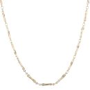 9ct Yellow Gold Fancy Twist Link Chain 24"
