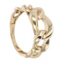 14ct Yellow Gold Curb Link Ring