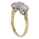 18ct Yellow Gold 2.25ct Brilliant Cut Diamond Trilogy Ring
