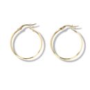 9ct Yellow Gold Polished Hoop Earrings