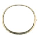 18ct Yellow Gold 0.60ct Brilliant Cut Diamond and Ruby Three Row Bangle