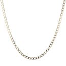 9ct Yellow Gold Curb Chain 22"