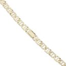 9ct Yellow Gold Patterned Anchor Chain 24"