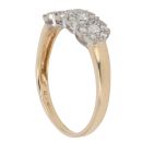 18ct Yellow Gold 0.40ct Brilliant Cut Diamond Cluster Ring