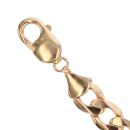9ct Yellow Gold Figaro Bracelet 8.5"
