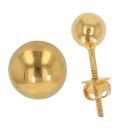 22ct Yellow Gold Ball Stud Earrings