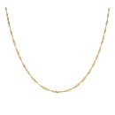 22ct Yellow Gold Disco Ripple Chain 20"