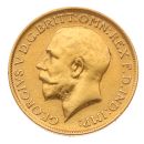 1914 George V Large Head UK Full Sovereign Coin