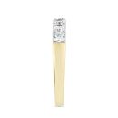 9ct Yellow Gold 0.50ct Lab Grown Diamond Half Eternity Ring