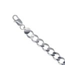 Silver Curb Bracelet 8.5"
