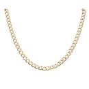 9ct Yellow Gold Curb Chain 22"
