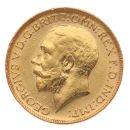 1911 George V Large Head UK Full Sovereign Coin