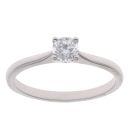 Platinum 0.44ct Diamond Solitaire Ring