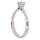 14ct White Gold 0.33ct Brilliant Cut Diamond Solitaire Ring