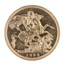 1892 Victoria Jubilee Head Australia Full Sovereign Coin