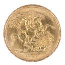 1967 Elizabeth II First Portrait UK Full Sovereign Coin