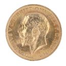 1927 George V Large Head South Africa Full Sovereign Coin