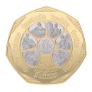2022 Elizabeth II Platinum Jubilee Gold Masterpiece Jersey Coin