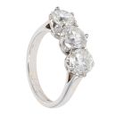 18ct White Gold Diamond Trilogy Ring