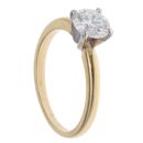 18ct Yellow Gold 1.00ct Brilliant Cut Diamond Solitaire Ring