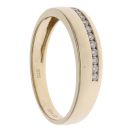9ct Yellow Gold 0.25ct Brilliant Cut Diamond Signet Ring