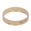9ct Yellow Gold Patterned Wedding Band 3.8mm