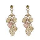 9ct Yellow and Rose Gold Awelon Clogau Drop Earrings