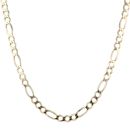 9ct Yellow Gold Figaro Chain 26"