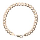 9ct Yellow Gold Curb Bracelet 8"