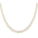 9ct Yellow Gold Curb Chain 22"