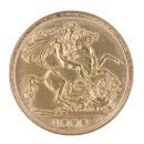 1906 Edward VII Large Head UK Half Sovereign Coin